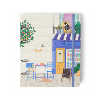 Fichário Caderno Argolado Criativo Pautado - Quintal Literário - Livraria