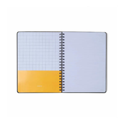 Caderno Espiral Universitário Grande Capa Dura 80 Folhas Pautado – Jardim Verde