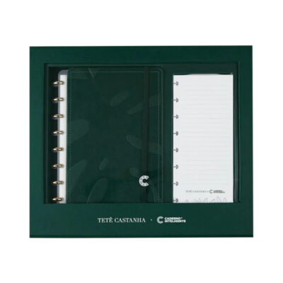 Caderno Inteligente 1/4 A5 Pequeno Espiral Com 80 Folhas + Checklist Folhar - By Tetê Castanha