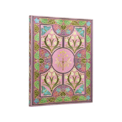 Caderno Colegial Capa Dura 176 Páginas Com Pauta Ultra - Poetry In Bloom Mimosa