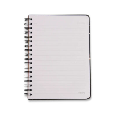 Caderno Colegial Médio Espiral Capa Dura Pautado – Frutare – Limão Siciliano