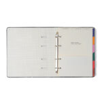 Fichário Caderno Argolado Criativo Pautado - Trancoso - Azul