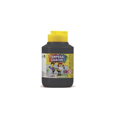 Tinta Guache 250ml - Preto Tinta Guache 250ml - Preto
