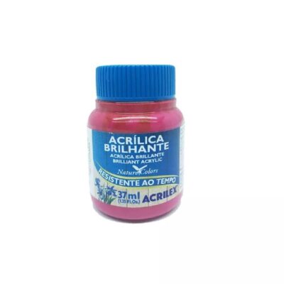 Tinta AcrÍlica Brilhante 37ml - Rosa Escuro Tinta AcrÍlica Brilhante 37ml - Rosa Escuro