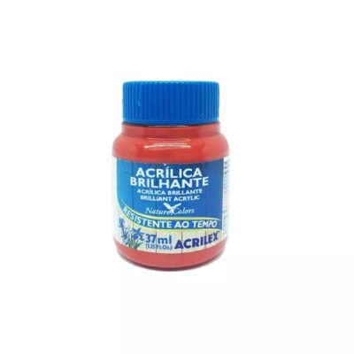 Tinta AcrÍlica Brilhante 37ml - Vermelho Fogo Tinta AcrÍlica Brilhante 37ml - Vermelho Fogo