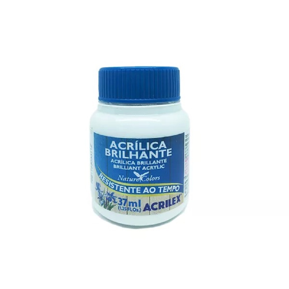Tinta AcrÍlica Brilhante 37ml - Branca Tinta AcrÍlica Brilhante 37ml - Branca