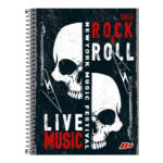 Caderno Espiral Universitário Grande Capa Dura 200 Folhas 10 Matérias D+ : Estampas Sortidas