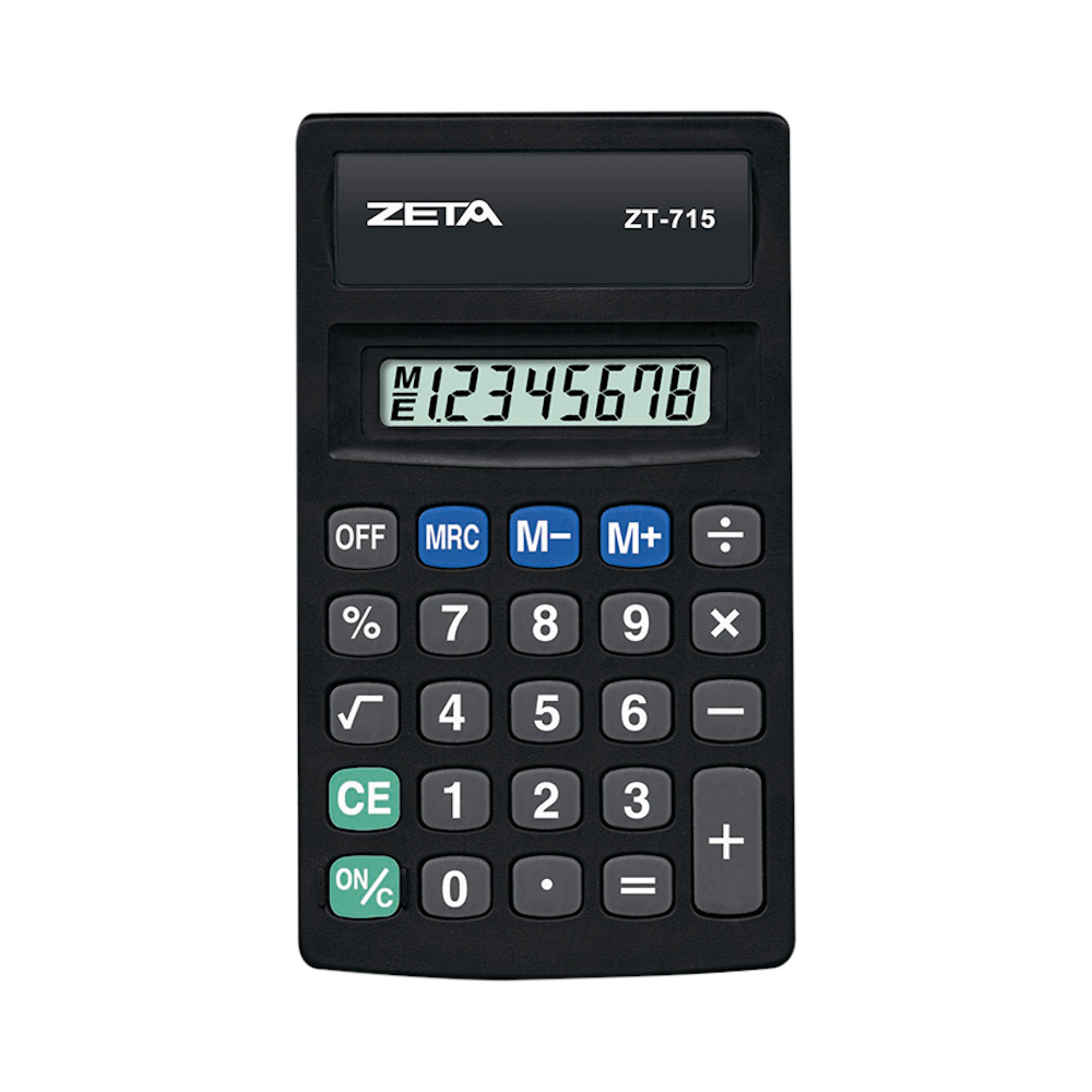Calculadora Zeta Pessoal 8 Digitos - Zt715 Calculadora Zeta Pessoal 8 Digitos - Zt715