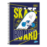 Caderno 1/4 Pequeno Espiral Capa Dura 200 Folhas D+ : Estampas Sortidas