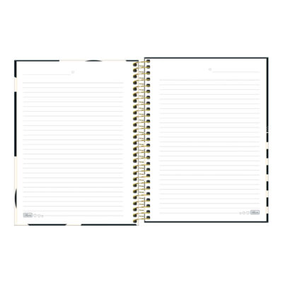 Caderno Espiral Colegial Médio Capa Dura 160 Folhas 10 Matérias West Village – Estampas Sortidas