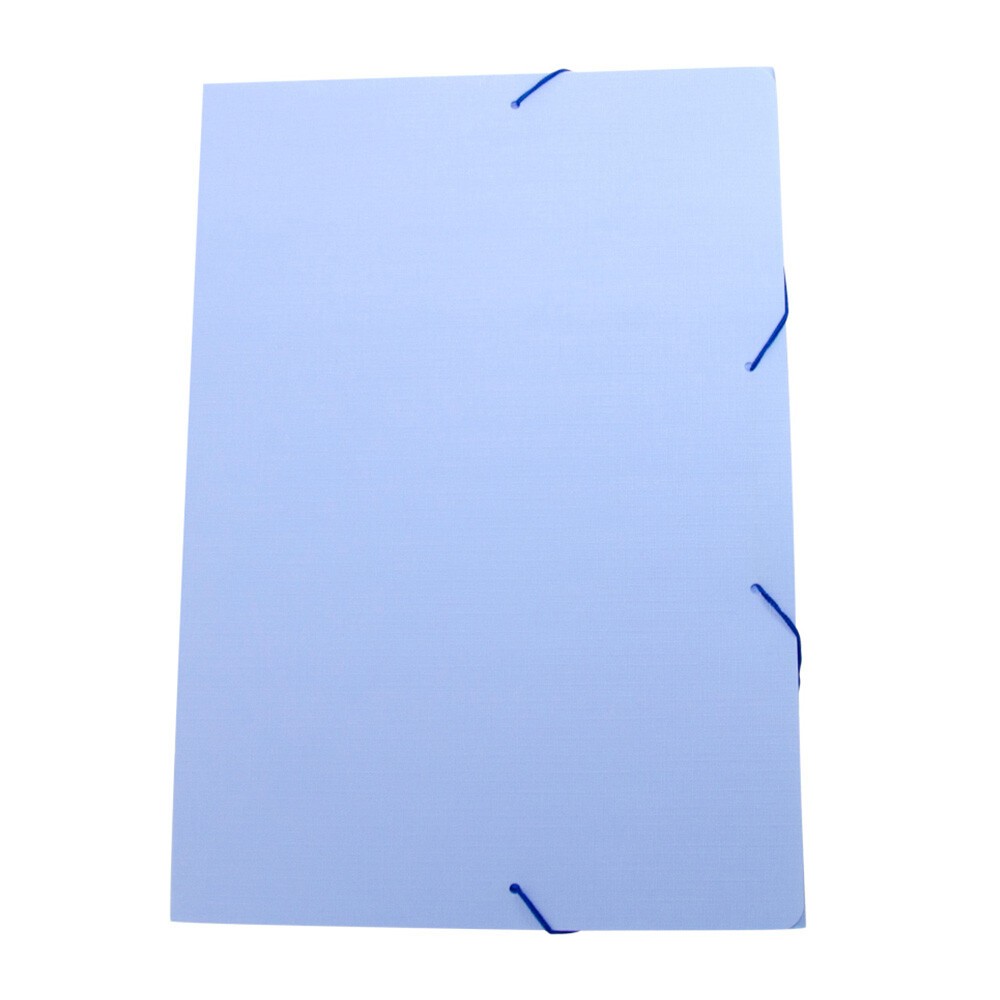 Pasta Com ElÁstico OfÍcio Linho Serena - Azul Pastel Pasta Com ElÁstico OfÍcio Linho Serena - Azul Pastel