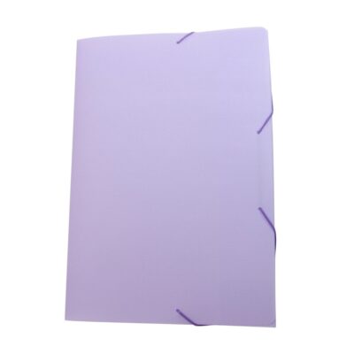 Pasta Com ElÁstico OfÍcio Linho Serena - LilÁs Pastel