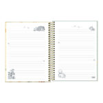 Caderno Espiral Colegial Médio Capa Dura 160 Folhas 10 Matérias Pooh - Estampas Sortidas