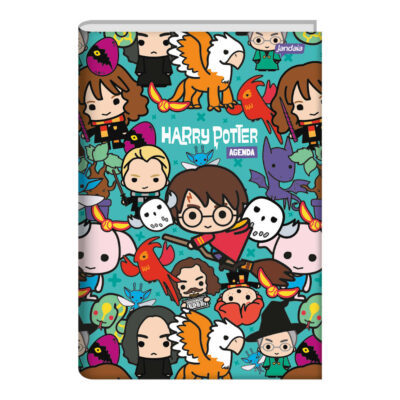 Caderno Brochura Costurado Sem Mola Universitário Grande Capa Dura 96 Folhas Harry Potter – Estampas