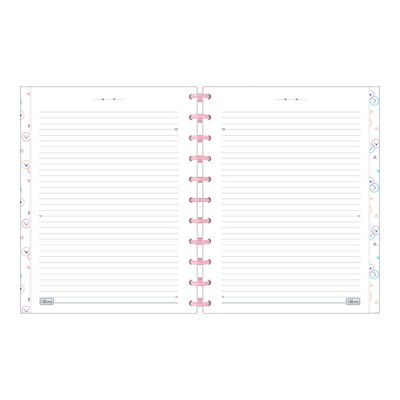 Caderno Espiral Universitário Grande Capa Dura 80 Folhas Tilidisco – Happy