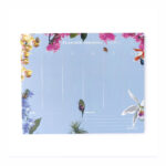 Planner Permanente Bloco Semanal - Joia Natural, Insecta Tarde  - azul