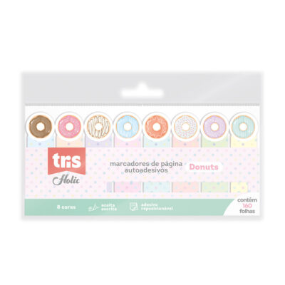 Marcador De Página Adesivo Fof Donuts - Estampas/Cores Sortidas Marcador De Página Adesivo Fof Donuts - Estampas/Cores Sortidas