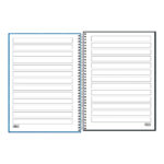 Caderno Espiral Universitário Grande Capa Dura 80 Folhas Pauta Ampliada Neuro - Cores Sortidas