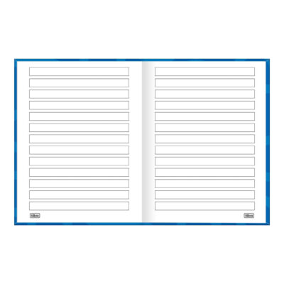 Caderno Brochura Costurado Sem Mola Univeritário Grande Capa Dura 80 Folhas Neuro – Cores Sortidas