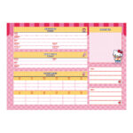 Caderno Desenho E Cartografia Espiral Hello Kitty - Estampas Sortidas