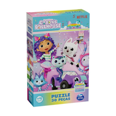 Quebra-Cabeça Com 30 Peças - Gabby S Dollhouse