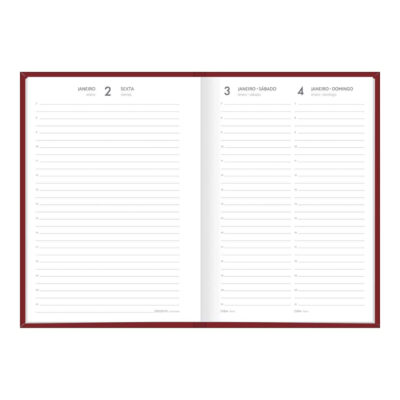 Agenda Costurada M6 Spice 2026 – Cores Sortidas