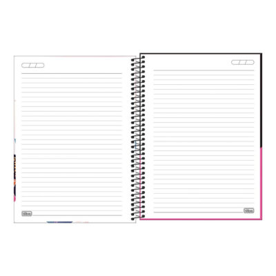 Caderno Espiral Universitário Grande Capa Dura 80 Folhas Bloom – Estampas Sortidas