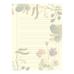 Caderno Brochura Costurado Sem Mola Colegial Médio Capa Dura 160 Folhas Perfumado - Flor De Figo