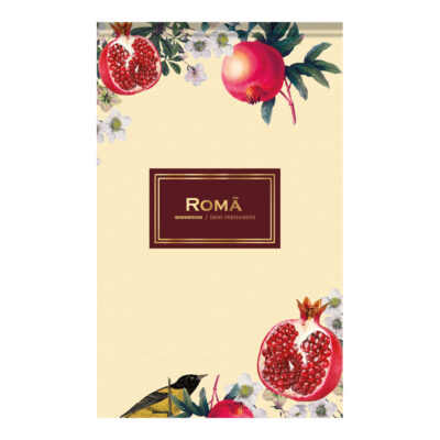 Bloco Vertical Costurado De Anotações Com 80 Folhas Perfumado - Romã