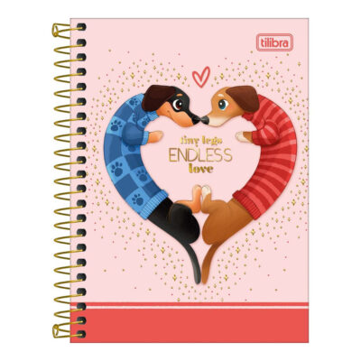 Caderneta Espiral Capa Dura 80 Folhas Brownie - Estampas Sortidas