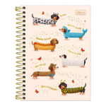 Caderneta Espiral Capa Dura 80 Folhas Brownie - Estampas Sortidas