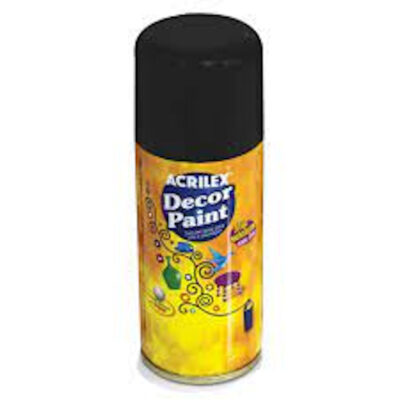 Tinta Spray Decor Paint 150ml - Preto