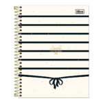 Caderno 1/4 Pequeno Espiral Capa Dura 80 Folhas West Village - Cores Sortidas