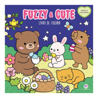 Fuzzy And Cute- livro De Colorir