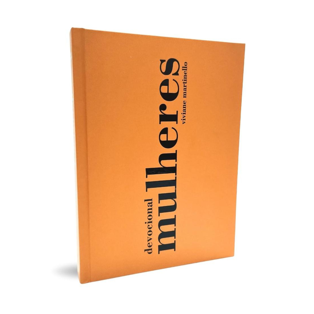 Devocional Mulheres 2026 - Capa Laranja Devocional Mulheres 2026 - Capa Laranja