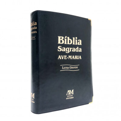 Bíblia Sagrada Ave Maria Letra Grande - Preta