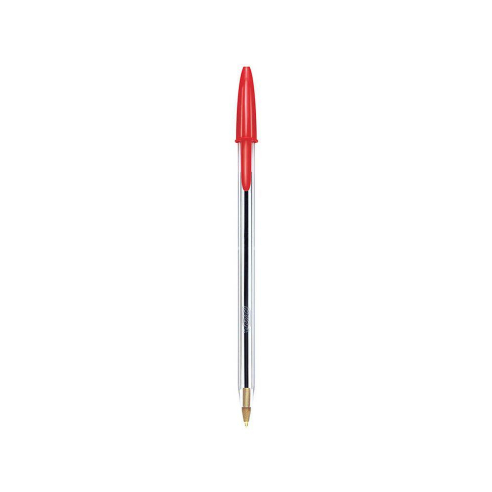 Caneta Esferográfica Bic Cristal 1.0mm - Vermelha Caneta Esferográfica Bic Cristal 1.0mm - Vermelha