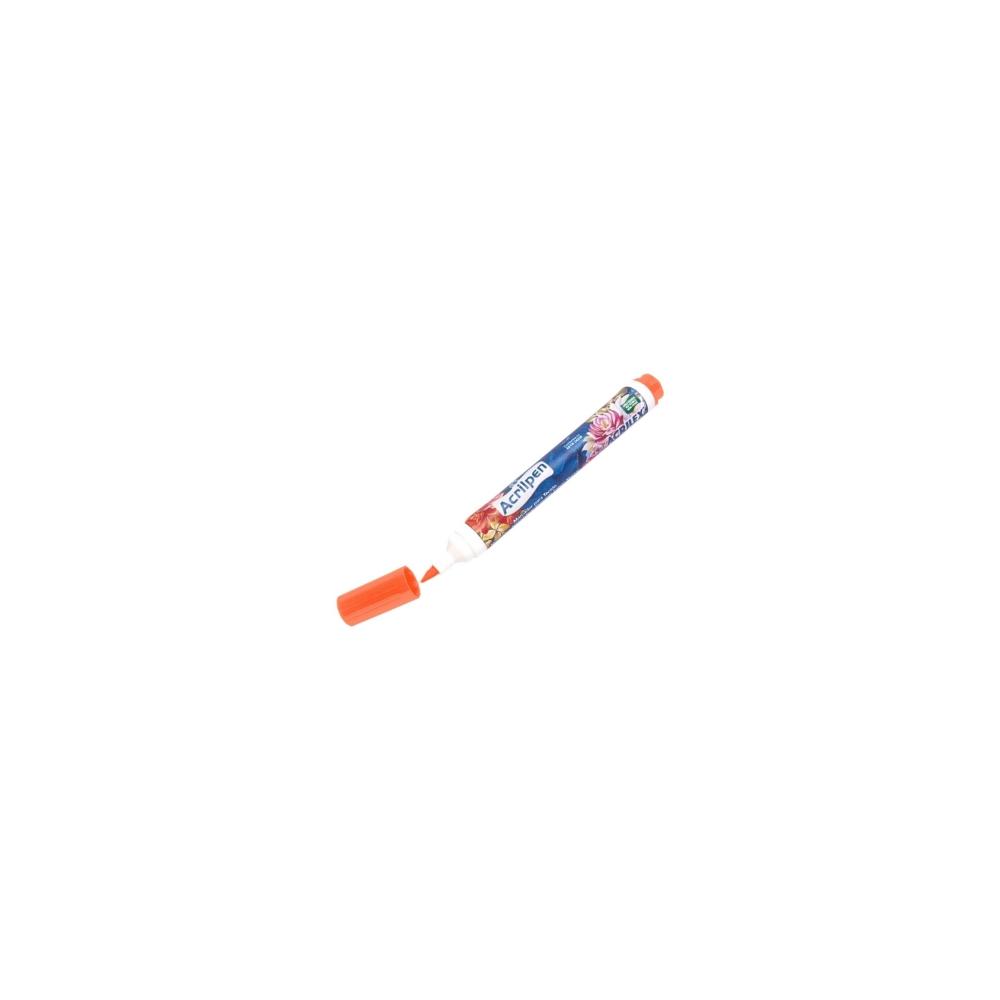 Caneta Tecido Acrilpen - Laranja Caneta Tecido Acrilpen - Laranja