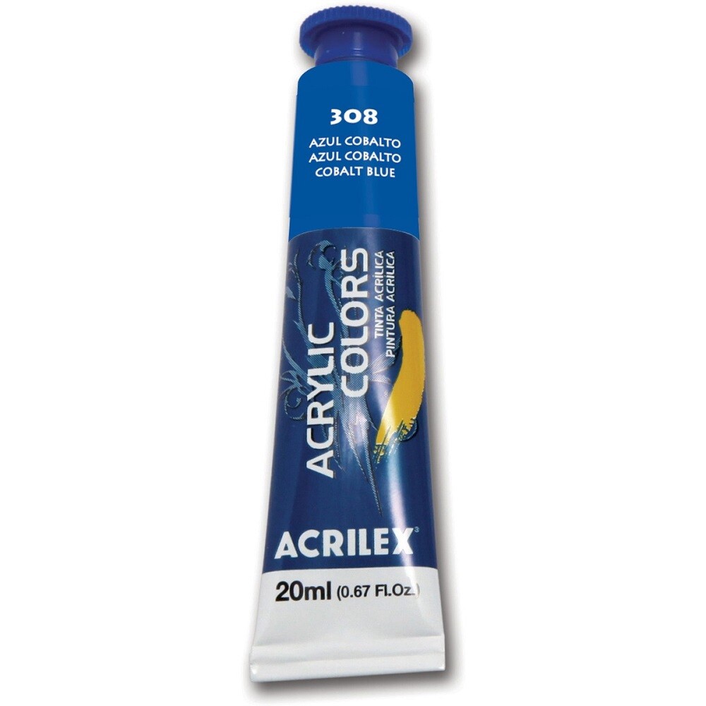 Tinta AcrÍlica Tela 20ml - azul Cobalto Tinta AcrÍlica Tela 20ml - azul Cobalto