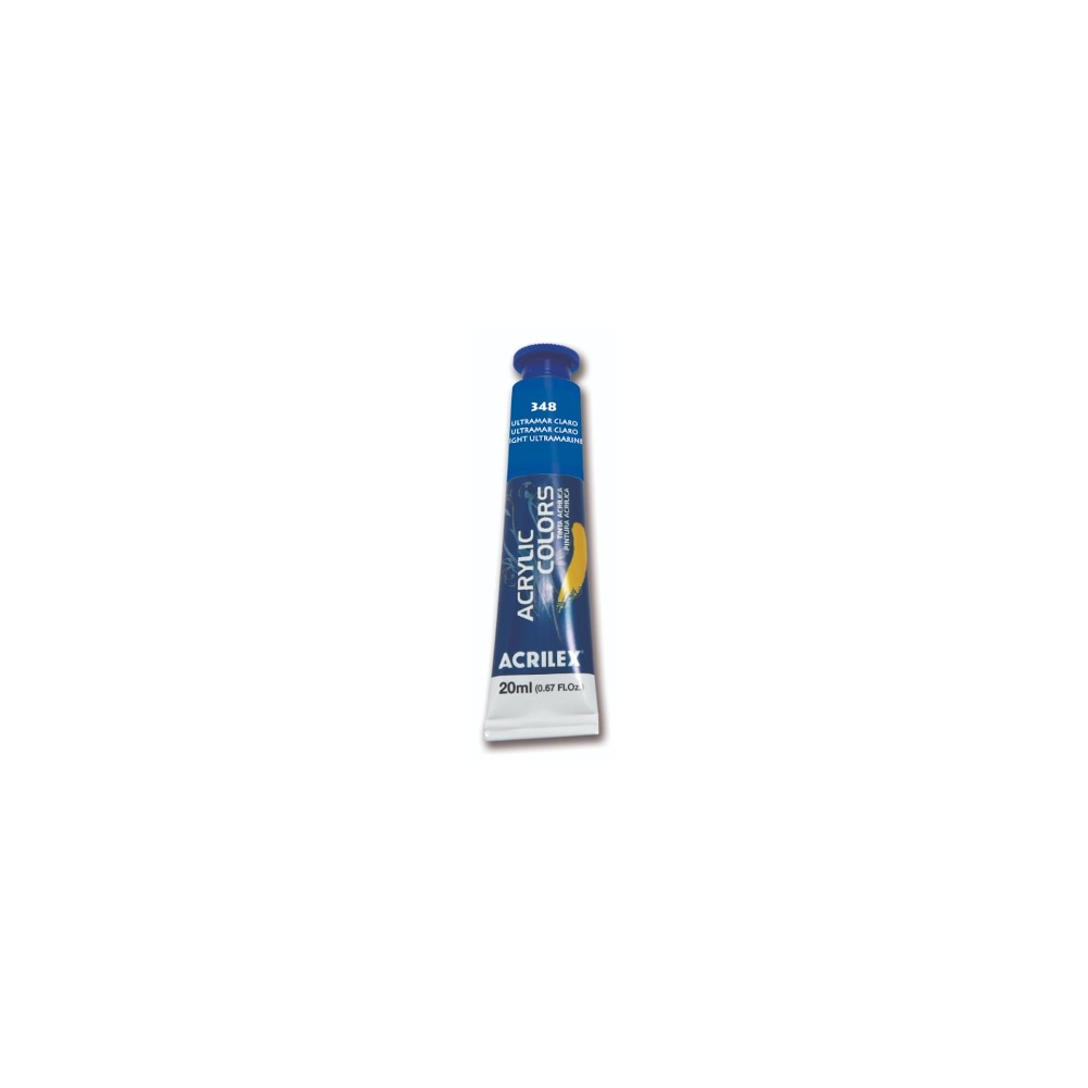 Tinta Acrilica Tela 20ml - Ultramar Claro Tinta Acrilica Tela 20ml - Ultramar Claro