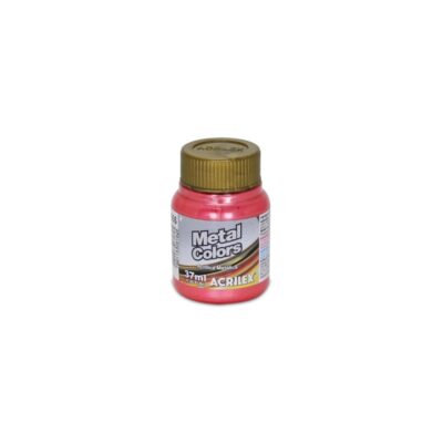 Tinta Acrílica Metálica 37ml - Vermelho
