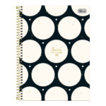Caderno Espiral Universitário Grande Capa Dura 160 Folhas 10 Matérias Connect West Village - Estampa