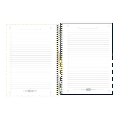 Caderno Espiral Universitário Grande Capa Dura 160 Folhas 10 Matérias Connect West Village – Estampa