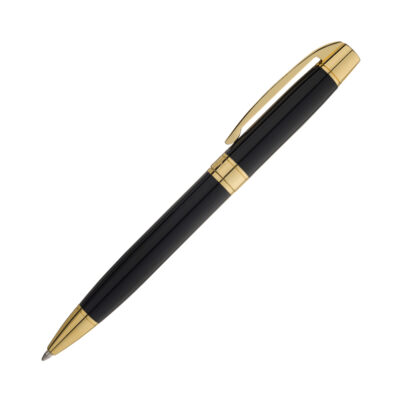 Caneta Esferográfica Crown Master Gold – Preta E Dourada