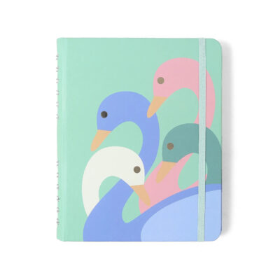 Caderno Organizador Espiral Duo Pautado & Pontado A5 - Lagoa - Pedalinho Caderno Organizador Espiral Duo Pautado & Pontado A5 - Lagoa - Pedalinho