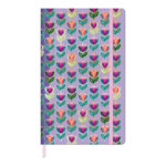Caderno Sem Pauta Costurado Capa Dura Fitto 80 Folhas Trend Floral - Estampas Sortidas