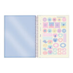 Caderno Colegial Papel De Carta Capa Dura 80 Folhas Stitch - Estampas Sortidas