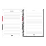 Caderno Espiral Universitário Grande Capa Dura 160 Folhas 10 Matérias São Paulo - Estampas Sortidas
