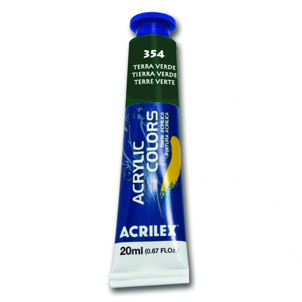 Tinta AcrÍlica Tela 20ml - Terra Verde Tinta AcrÍlica Tela 20ml - Terra Verde