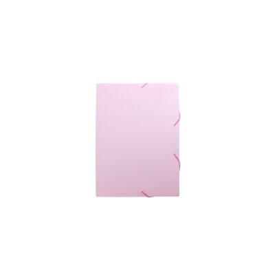 Pasta Com Elástico 1/2 Ofício - Rosa